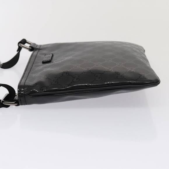 GUCCI GG implementation Shoulder Bag Silver Black 201538 Auth ki4758A - Picture 4 of 16